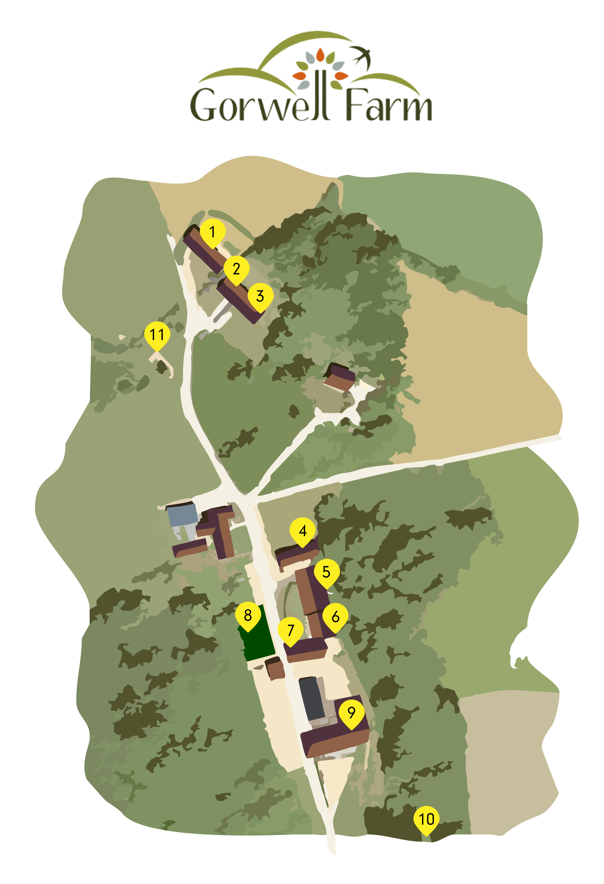 Gorwell Farm Map